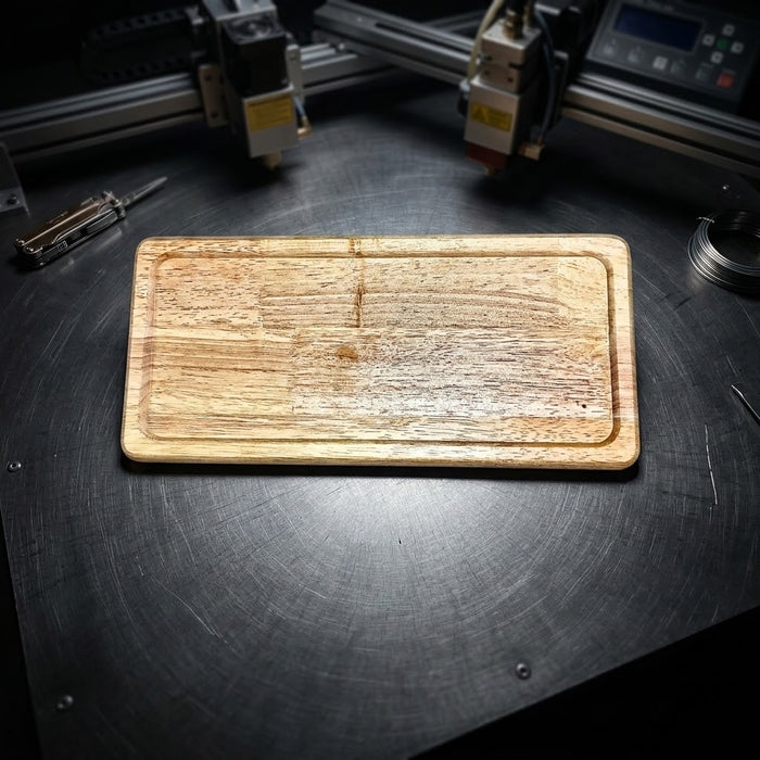 Votre Création — Plateau bois gravé sur mesure (37 cm)