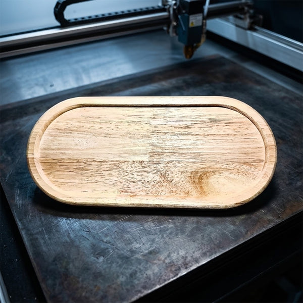 Votre Création — Plateau bois gravé sur mesure (37,5 cm)