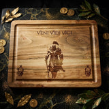 Veni Vidi Vici — Coffret planche, dessous de verre bois & ardoise