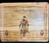 Veni Vidi Vici — Coffret planche, dessous de verre bois & ardoise