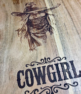 La Cowgirl — Planche à découper