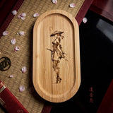 L'Onna-bugeisha — Plateau bois miniature