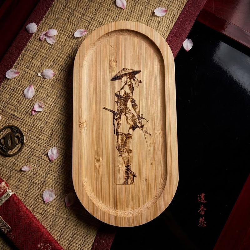 L'Onna-bugeisha — Plateau bois miniature