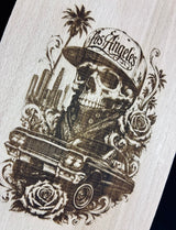 Le Skull Chicano — Planche apéro à personnaliser