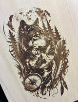 Le Loup — Planche apéro à personnaliser