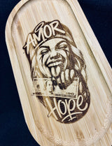 Le Chicano Tattoo — Plateau bois miniature