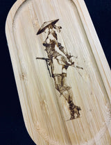 L'Onna-bugeisha — Plateau bois miniature
