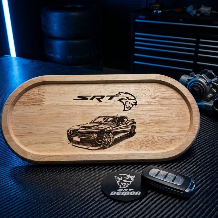 Le SRT — Plateau bois & porte clé